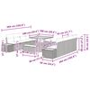 vidaXL Garden Sofa Set 11 pcs Black Poly Rattan