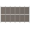 vidaXL 6-Panel Room Divider Anthracite 300x200 cm Fabric