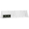 vidaXL Rabbit Cage Silver 215 x 55 x 55 cm Galvanised Steel