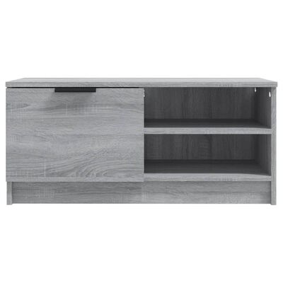 vidaXL TV Cabinets 2 pcs Grey Sonoma 80x35x36.5 cm Engineered Wood