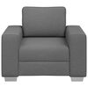vidaXL Sofa Dark Grey 100 x 80 x 82 cm Fabric