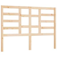 vidaXL Bed Headboard 141x4x104 cm Solid Wood Pine