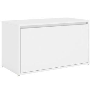 vidaXL Hall Bench 80x40x45 cm White Engineered Wood