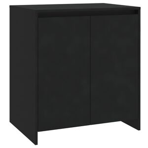 vidaXL Sideboard Black 70x41x75 cm Engineered Wood