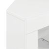 vidaXL Corner LED TV Cabinet High gloss White 104 x 40 x 50 cm