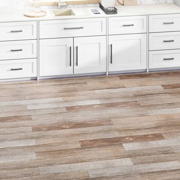 vidaXL Flooring Planks 36 pcs Brown 5.02 m&sup2; PVC