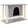 vidaXL Cat Tree with Sisal Scratching Posts Light Grey 50 cm