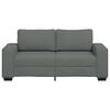 vidaXL 2-Seater Sofa Dark Grey 140 cm Fabric