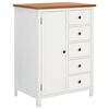 vidaXL Wardrobe | Oak and white