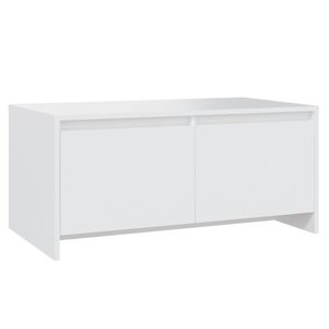 vidaXL Coffee Table | White | Engineered Wood | 90 x 50 x 41.5 cm | Coffee Table