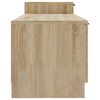 vidaXL TV Cabinet Sonoma Oak 158.5x36x45 cm Engineered Wood