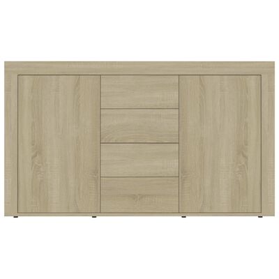 vidaXL Sideboard Sonoma Oak 120x36x69 cm Engineered Wood