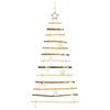 vidaXL Christmas Tree Natural 120 cm Solid Ash Wood