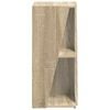 vidaXL Side Shelf Sonoma Oak 33 x 32 x 70.5 cm Engineered Wood