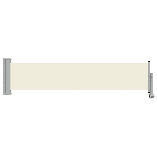 vidaXL Patio Retractable Side Awning 60x300 cm Cream