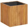 vidaXL Raised Bed | Brown | Solid acacia wood | Medium | Wooden Planter | Square