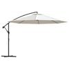 vidaXL Cantilever Garden Parasol 3.5 m Sand White