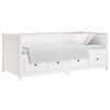 vidaXL Day Bed without Mattress White 80x200 cm Solid Wood Pine
