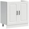 vidaXL Sink Base Cabinet Kalmar White 80x46x81.5 cm Engineered Wood