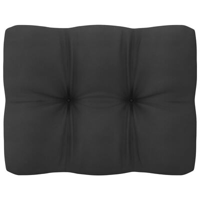 vidaXL 11 Piece Garden Lounge Set with Cushions Grey Solid Pinewood