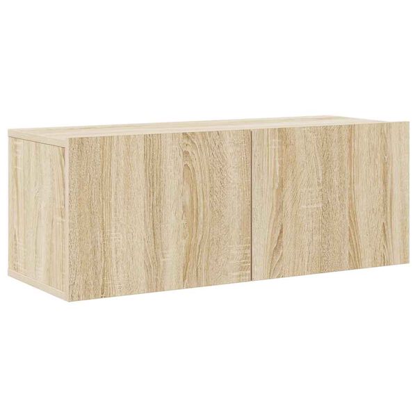 vidaXL 6 Piece TV Cabinet Set Sonoma Oak Engineered Wood