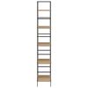 vidaXL 5-Layer Book Shelf Oak 60x27.6x158.5 cm Engineered Wood