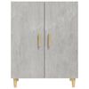 vidaXL Sideboard Concrete Grey 70x34x90 cm Engineered Wood