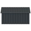 vidaXL Dog House Anthracite 116.5x153x81.5 cm Galvanised Steel