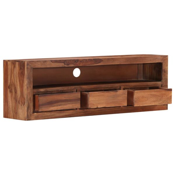 vidaXL TV Cabinet 120x30x40 cm Solid Acacia Wood
