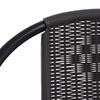 vidaXL Garden Chairs 4 pcs Plastic Rattan and Steel 110 kg
