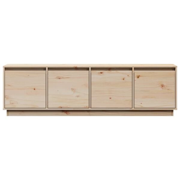 vidaXL TV Cabinet 156x37x45 cm Solid Wood Pine