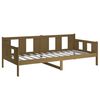 vidaXL Day Bed without Mattress Honey Brown Solid Wood Pine 90x190 cm Single