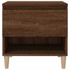 vidaXL Bedside Table Brown Oak 50x46x50 Engineered Wood