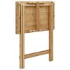 vidaXL Kitchen Table Folding Manual Natural 40 x 30 x 53.5 cm Bamboo