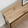 vidaXL Console Table Artisan oak 100 x 29 x 75 cm Engineered wood