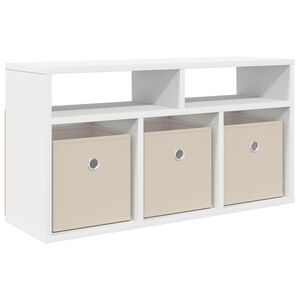 vidaXL Lowboard with Drawer White 72 x 22.5 x 38 cm