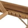 vidaXL Folding Sun Lounger Solid Acacia Wood