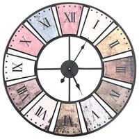 vidaXL Vintage Wall Clock with Quartz Movement 60 cm XXL