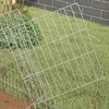 vidaXL Rabbit Cage Silver 215 x 55 x 55 cm Galvanised Steel