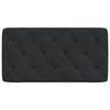 vidaXL Headboard Cushion Black 107 cm King Single Velvet