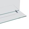 vidaXL Wall Mirror with Shelf 30x50 cm Tempered Glass