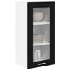 vidaXL Hanging Cabinet Black Oak 40 x 31 x 80 cm Engineered Wood
