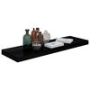 vidaXL Floating Wall Shelves 4 pcs High Gloss Black 80x23.5x3.8 cm MDF