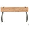 vidaXL Console Table Solid Fir Wood 115x40.5x76 cm