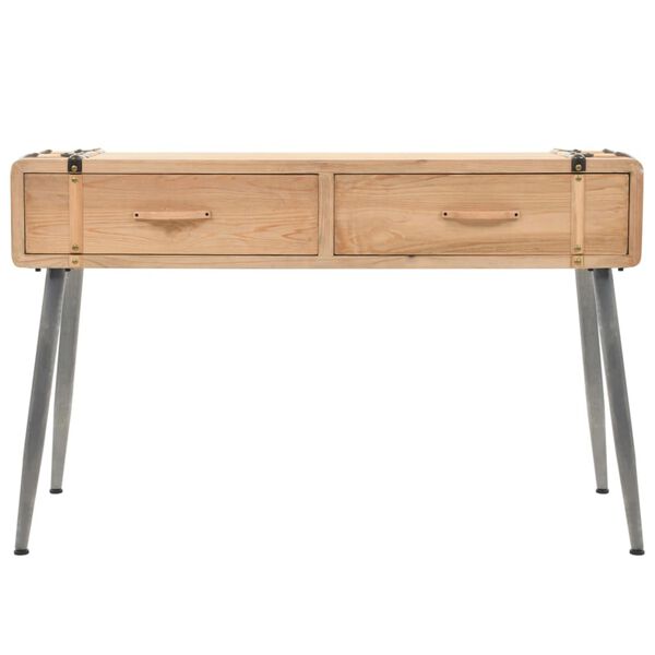 vidaXL Console Table Solid Fir Wood 115x40.5x76 cm