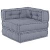 vidaXL Modular Sofa Unit Fabric Grey 70 x 70 x 56 cm