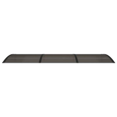 vidaXL Door Canopy Black 300x100 cm Polycarbonate