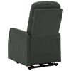 vidaXL Stand up Massage Chair Anthracite Faux Leather