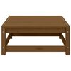 vidaXL Garden Footstool 70x70x30 cm Honey Brown Solid Wood Pine