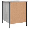 vidaXL Bedside Cabinet Grey Sonoma 40x42x50 cm Engineered Wood